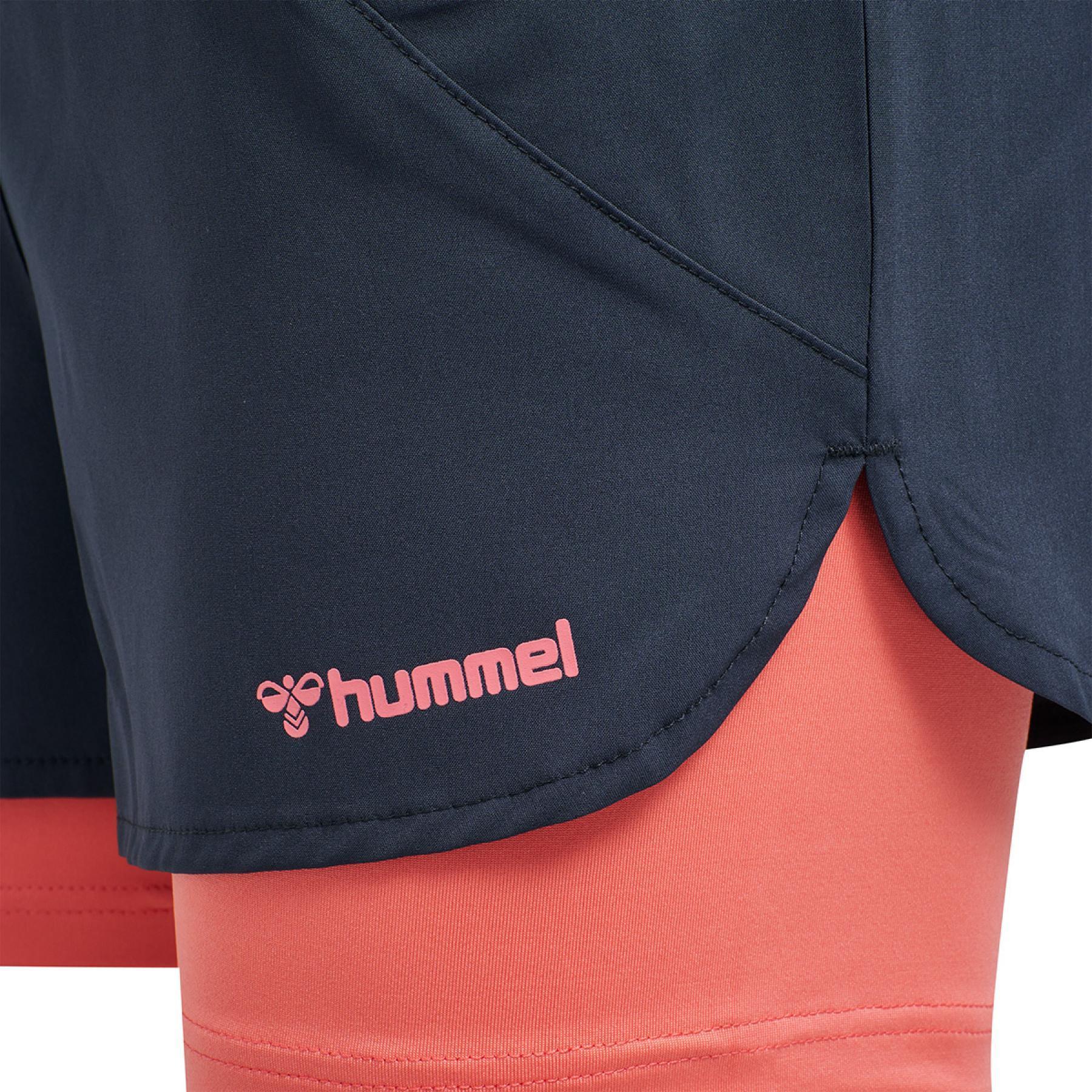 Pantalones cortos de mujer Hummel hmlvenka 2 in 1
