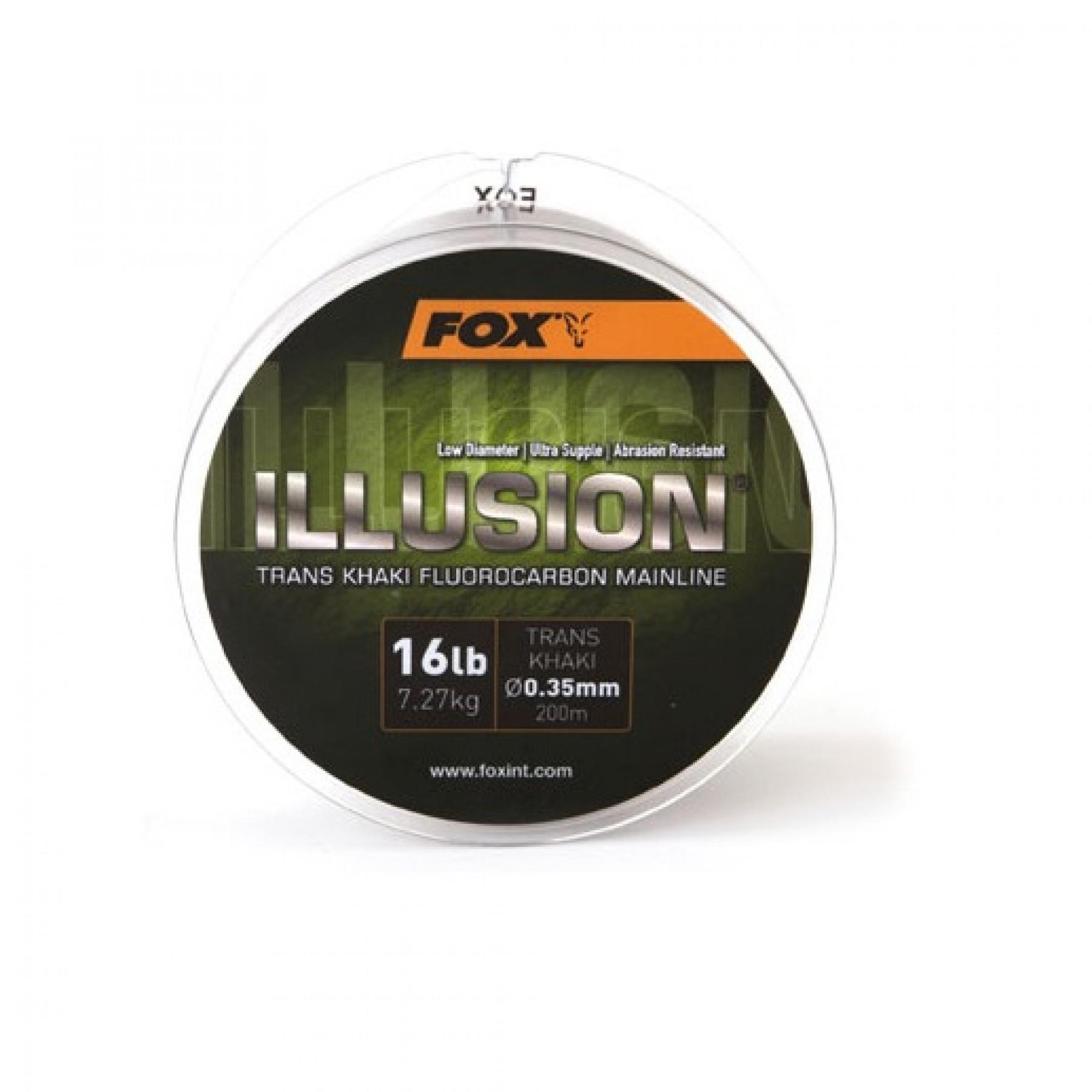 Alambre de fluorocarbono Fox Illusion 19lb/0.39mm