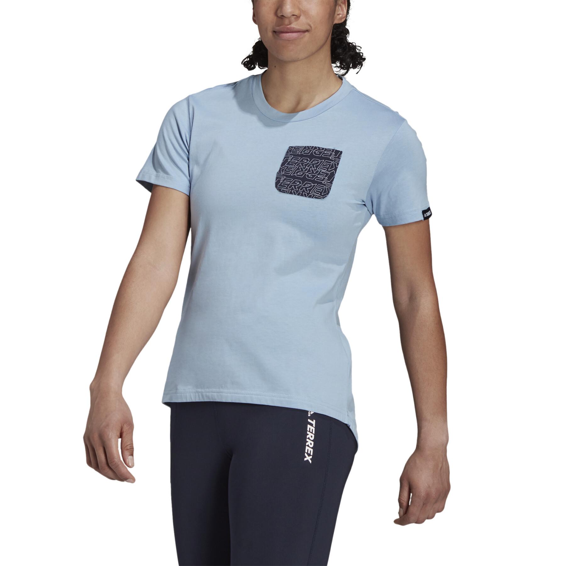 Camiseta de mujer adidas Terrex Pocket Graphic