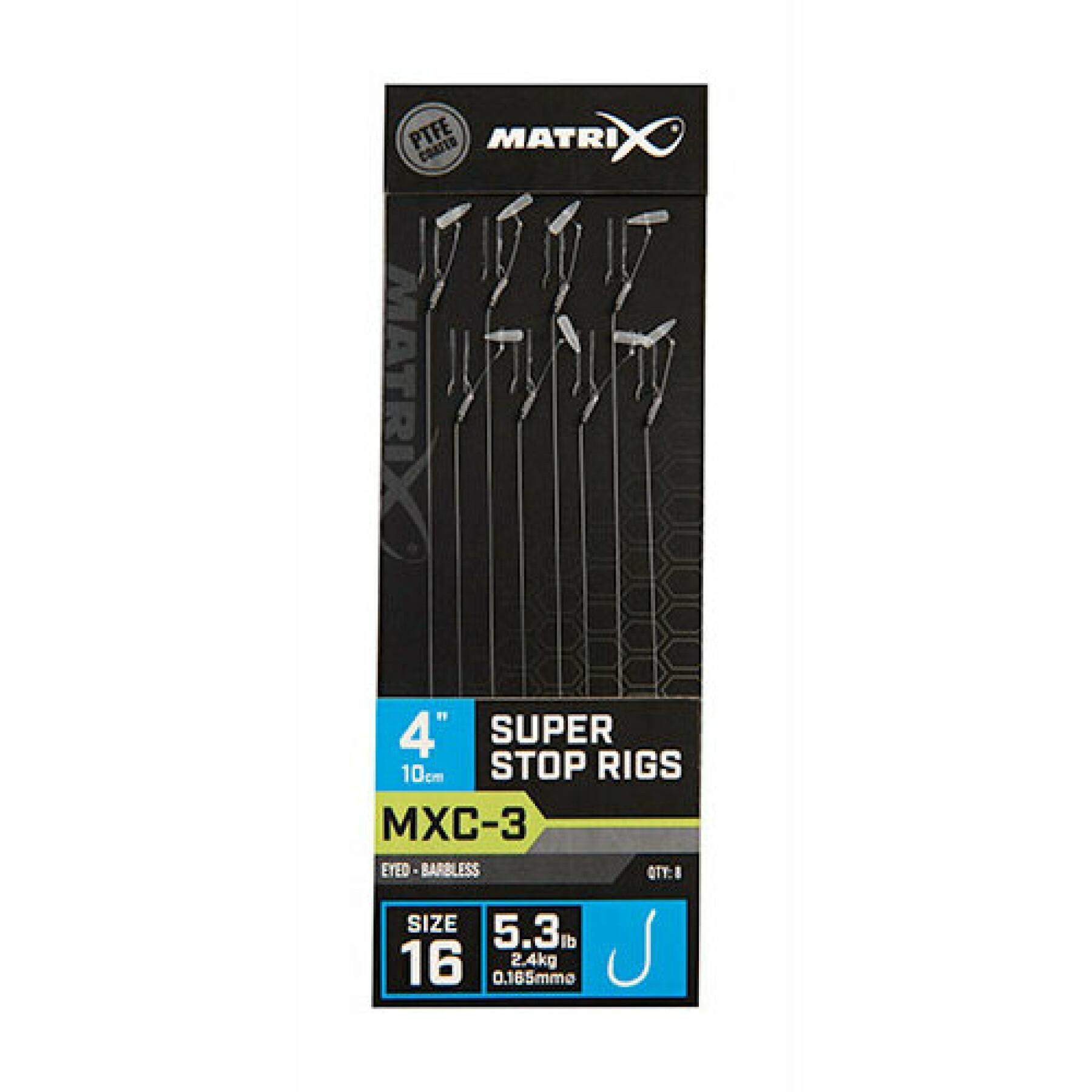 Líder sin barra Matrix MXC-3 Super stop 10cm x8
