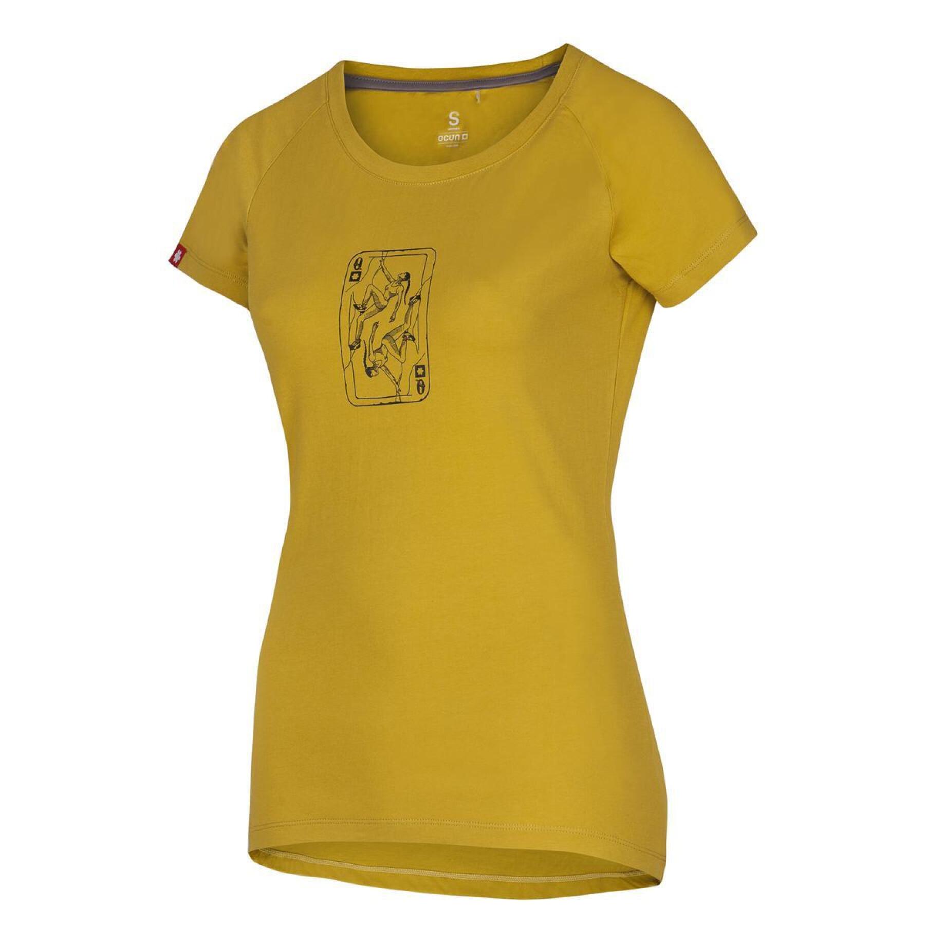 Camiseta de mujer Ocun Raglan T yellow