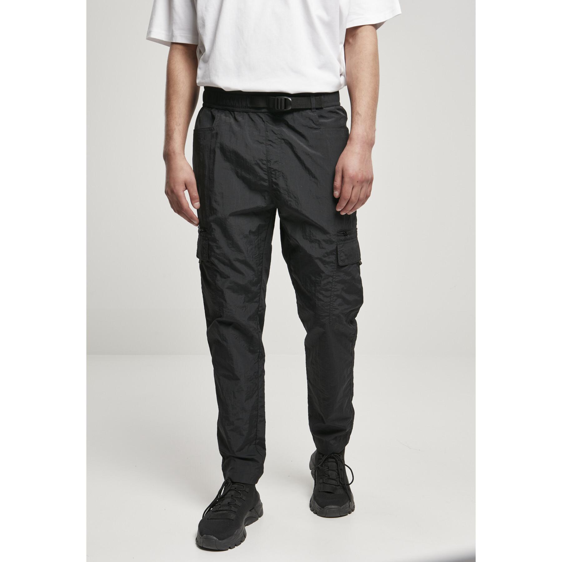 Pantalones Cargo Urban Classics adjustable nylon (Grandes tailles)