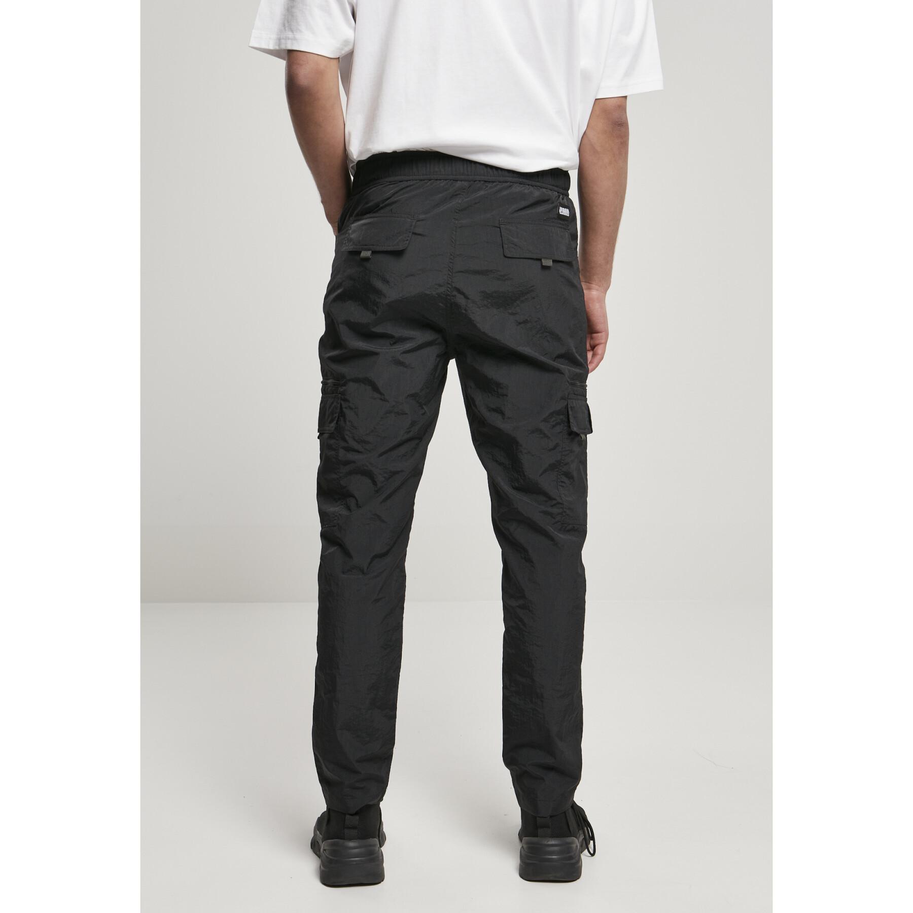 Pantalones Cargo Urban Classics adjustable nylon (Grandes tailles)