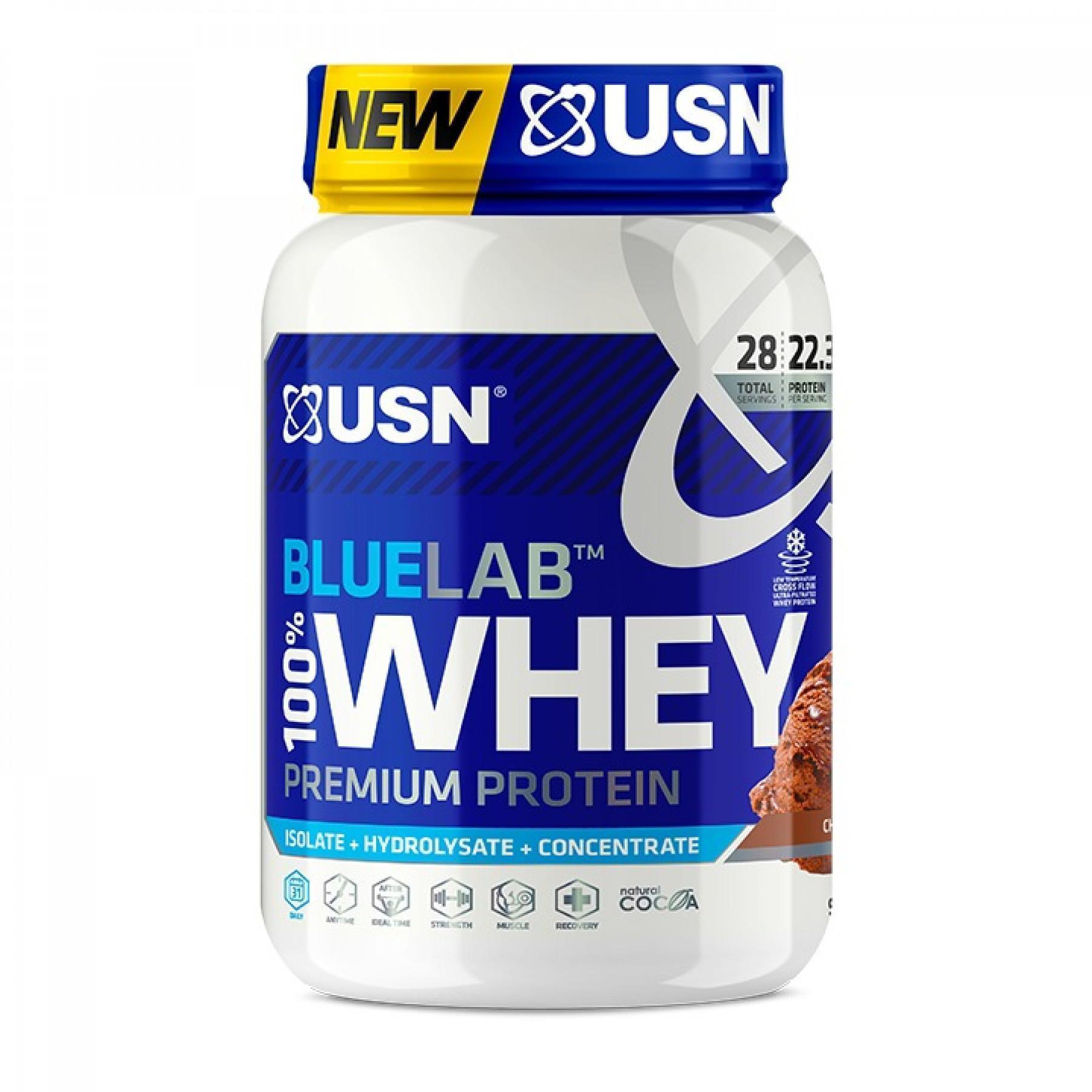 Proteína USN Blue Lab 100%Whey Chocolat 750g