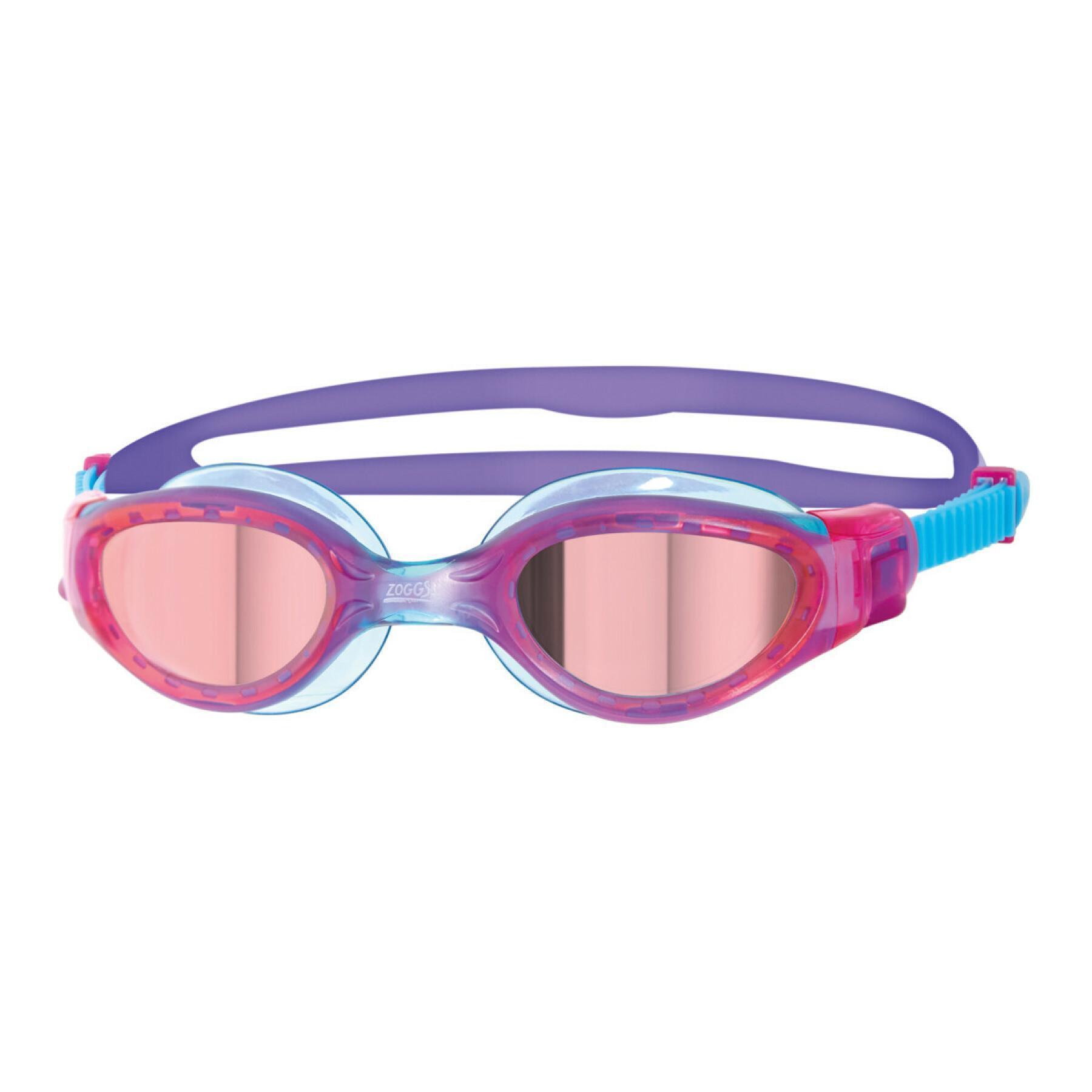 Gafas de natación con espejo para niños Zoggs Phantom Elite