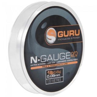 Línea especial de nylon Guru N-Gauge Pro (0,09mm – 100m)