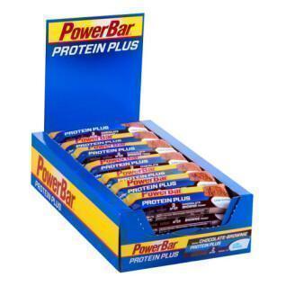 Paquete de 30 barras PowerBar Protein Plus 30 % Low Sugar - Chocolate Brownie