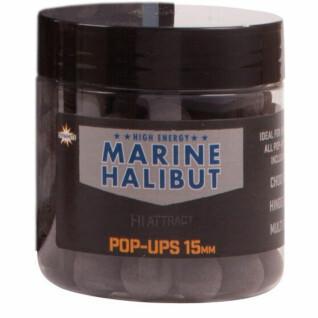 Boilies flotantes Dynamite Baits pop-ups marine halibut 15 mm