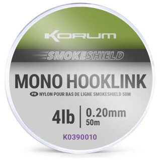 Enlace Korum smokeshield mono hooklink 0,26mm 1x5