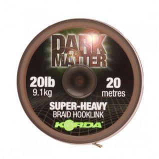 Embalaje de interbraid Korda Dark Matter Tungsten 18lb