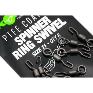 Giratorio Korda PTFE Spinner Ring Swivels T11 (8pcs)