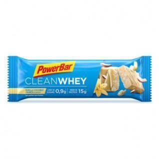 Paquete de 18 barras PowerBar Clean Whey - Vanilla Coconut Crunch