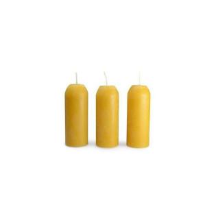 3 velas de cera de abeja reales para la linterna original 12/15 horas cada una Uco