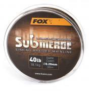 Cable trenzado Fox Submerge Dark Camo 25lb/0.16mm 600m