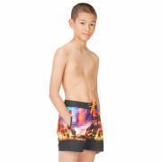 Pantalones cortos de baño con cintura semirecogida para niños Freegun California